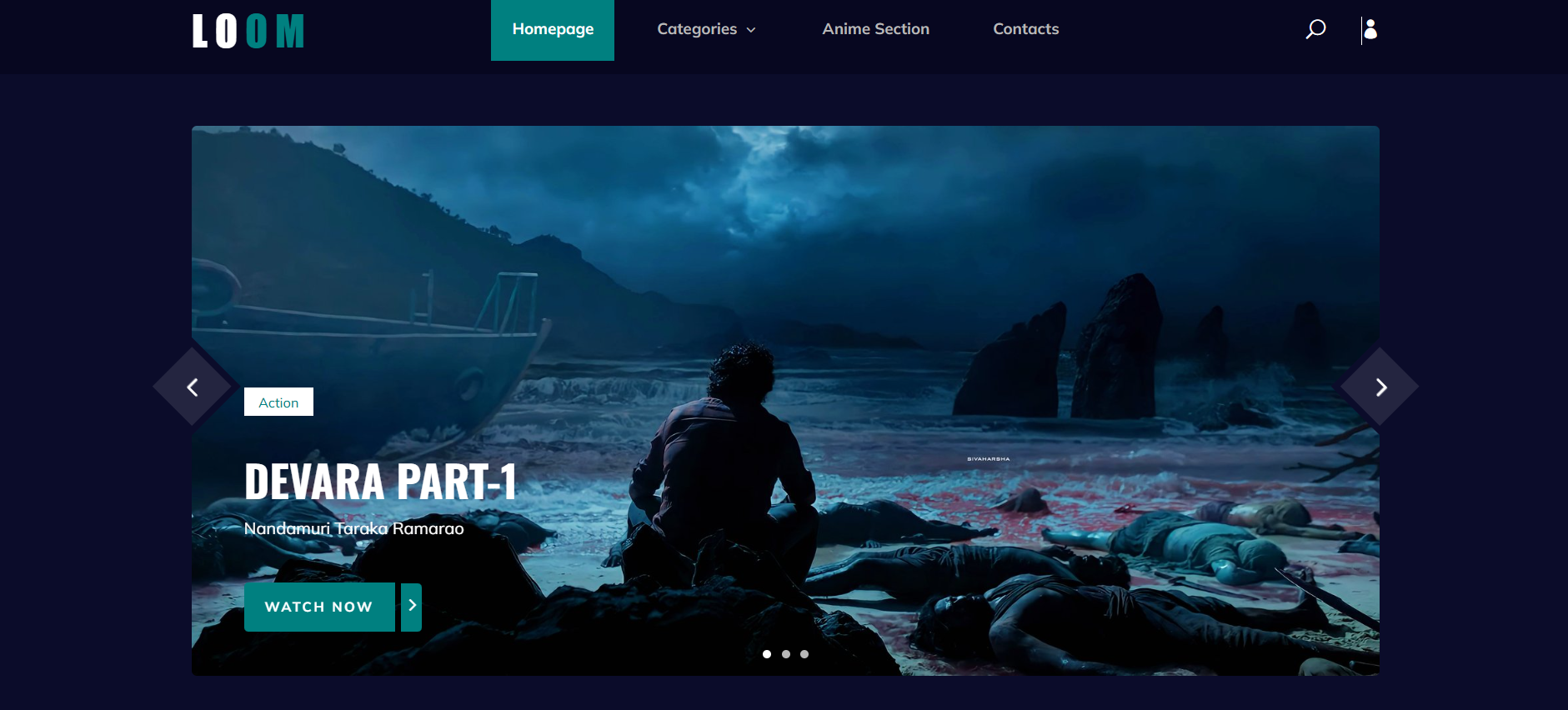 Loom OTT web UI preview